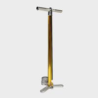 Lezyne CNC Floor Drive V2 ABS Bike Pump - Gold, Gold