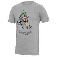 Le Coq Sportif Tour De France 2017 Fanwear T-Shirt N°5 Grey/Grey T-shirts