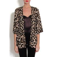 leopard animal print kimono