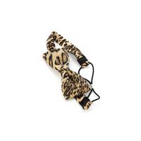 Leopard Print Bow Elastic Headband