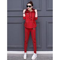 Leisure suit female spring 2017 Spring new Korean fashion sportswear two-piece long-sleeved pants tide