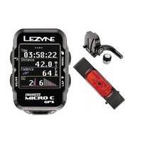 Lezyne Micro Colour GPS Computer Loaded Bundle | Black