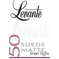 Levante Suede Matte 50 Denier Knee Highs