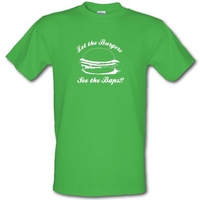 Let the burgers see the baps male t-shirt.