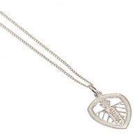 Leeds United F.C. Sterling Silver Pendant &amp;amp; Chain