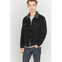 levis type 3 black corduroy sherpa trucker jacket black