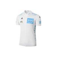 le coq sportif tdf 2017 replica optical short sleeve jersey white m