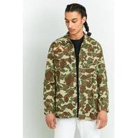 levis camo military shirt jacket khaki