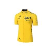 Le Coq Sportif TDF 2017 PRO Empire Short Sleeve Jersey | Yellow - L