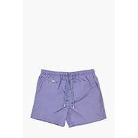 Length Taslan Swim Shorts - lilac