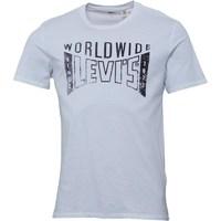 Levi\'s Mens Graphic Setin Neck T-Shirt Worldwide White