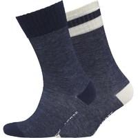 levis mens stripe two pack socks indigo