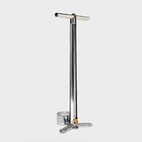 Lezyne CNC Floor Drive Bike Pump - Silver, Silver