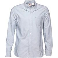 Levi\'s Mens Sunset 1 Pocket Long Sleeve Shirt Korarima Code Blue