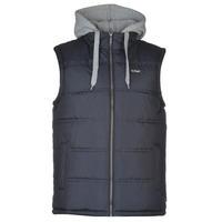 Lee Cooper Sweatshirt Hooded Gilet Mens