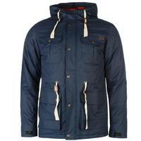 lee cooper padded parka mens