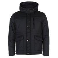 lee cooper denim detail padded jacket mens