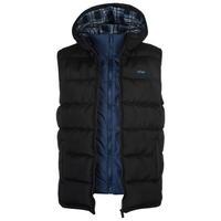 Lee Cooper Two Zip Gilet Mens