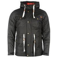 lee cooper padded parka mens