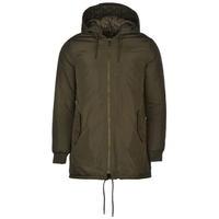 Lee Cooper Long Bomber Jacket Mens