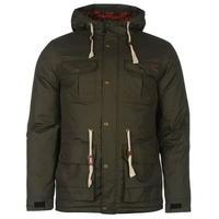 lee cooper padded parka mens