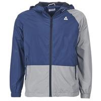 le coq sportif aselias mens windbreakers in blue