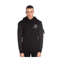 levon paint logo effect hooded top