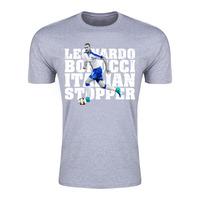 Leonardo Bonucci Italian Stopper T-Shirt (Grey) - Kids