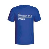 Lee Mcculloch Rangers Squad T-shirt (blue)