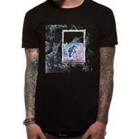 Led Zeppelin - Iv Album Unisex Small T-Shirt - Black