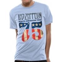 Led Zeppelin Us 75 T-Shirt Small