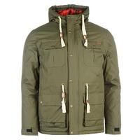 lee cooper padded parka mens