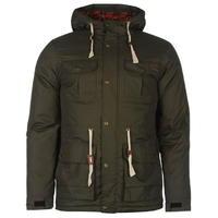 lee cooper padded parka mens