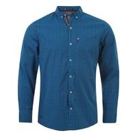 le shark hampstead cotton shirt in estate blue