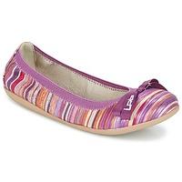 les ptites bombes ella girlss childrens shoes pumps ballerinas in purp ...