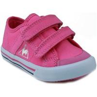 le coq sportif deauville boyss childrens shoes trainers in pink