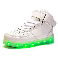 LED Light Up Shoes, Boys\' Shoes Athletic / Casual Synthetic Fashion Sneakers Black / Red / White