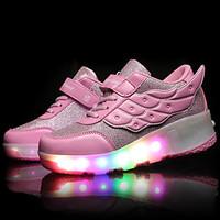 LED Light Up Shoes, Girls\' Shoes / Casual Roller Skate Shoes / Fashion Sneakers Pink / Black and Red / Black and White