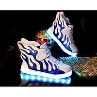 LED Light Up Shoes, Boys\' Shoes Casual PU / Tulle Flats / Clogs Mules Spring / Fall Comfort / Flats Others / Hook Loop / Split Joint