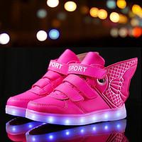 LED Light Up Shoes, Boys Grils Sneakers Spring / Summer / Fall / Winter Leather Outdoor / Athletic / Casual High Top Shoes / Blue / Pink / White /