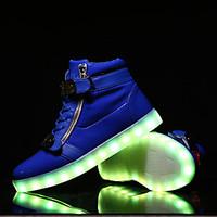 LED Light Up Shoes, Running Shoes USB Charging Luminous Shoes Men\'s Casual Shoes Fashion Sneakers Black / Blue / Red / White