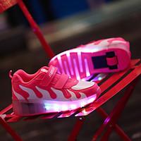LED Light Up Shoes, Kid Boy Girl Roller Shoes / Ultra-light Single Wheel Skating / Athletic / Casual