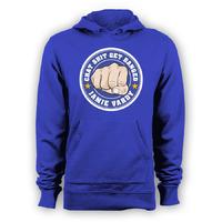 leicester city jamie vardy chat get banged logo hoody blue