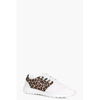 Leopard Sports Trainer - white