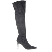 lega heeled stretch boots with pointed toe