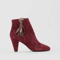 Leather Boots with Tassel
