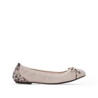 Leather Elasticated Ballet Pumps