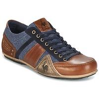 le coq sportif turin lea mens shoes trainers in brown