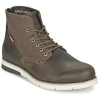 levis jax mens mid boots in brown