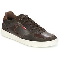 levis perris oxford mens shoes trainers in brown